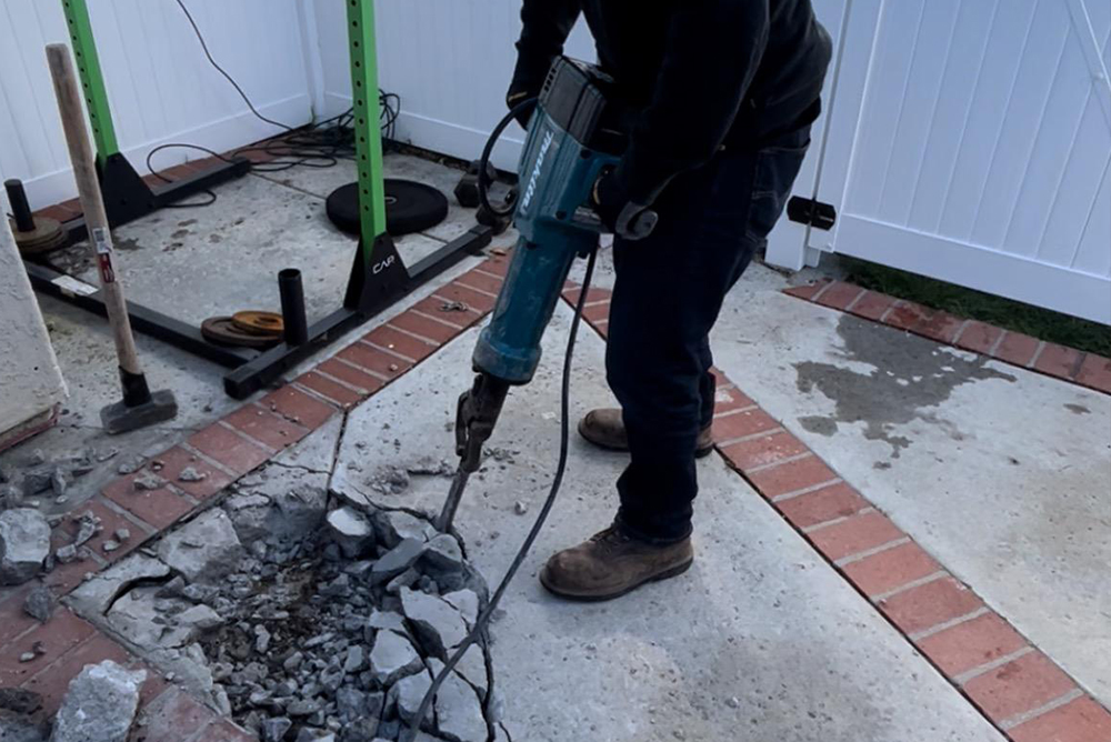 Concrete cutting project